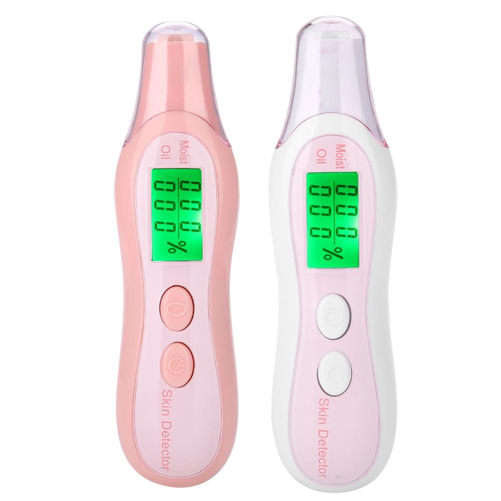 Lcd digital boby hud fuktighetstester detektor analysator monitor ansiktsolje vann tester måler helse ansiktspleie hud tester #s