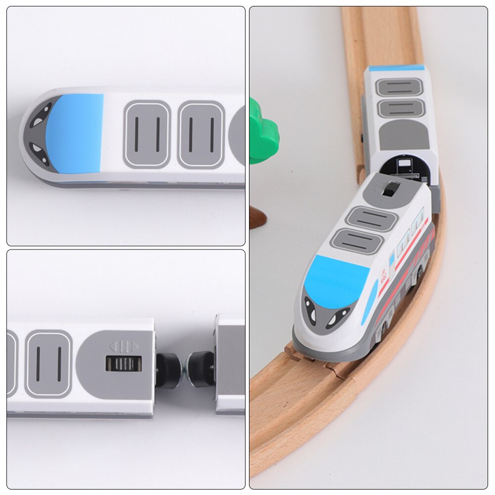 1 Set Electric Train Classic Model Train Locomotive Engine Train Cars