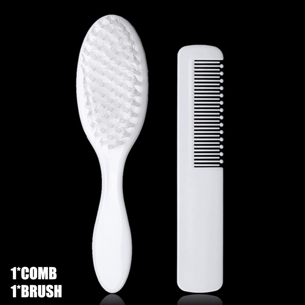 Masaje de cabeza bebé recién nacido ABS suave portátil Simple cabello de la tiña del cuero cabelludo eliminar bebé peine cepillo de pelo cuidado Set de utensilios para el cuidado del bebé
