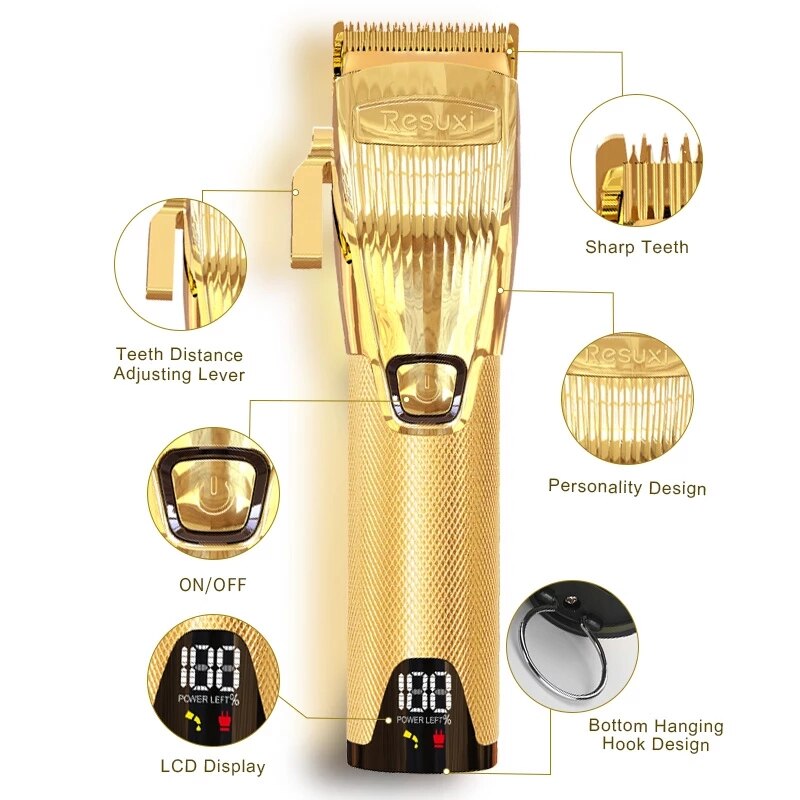 WEIDZ Golden Beard Trimmer Hair Trimmer Hair Clippers Hair Cutting