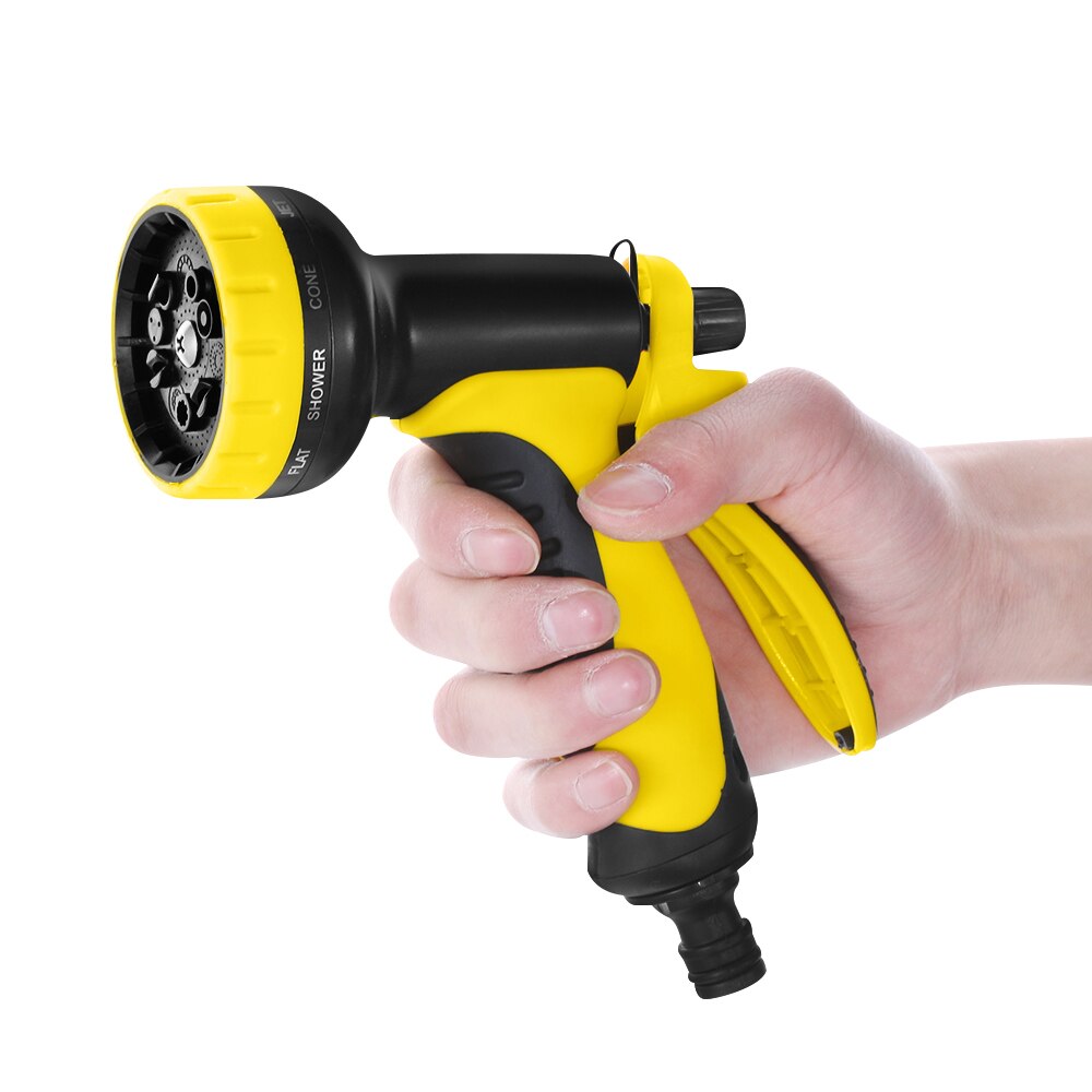 Multifunctionele 10 in 1 multifunctionele tuin waterpistool kop zachte grip handvat tuinslang pijp waterpistool sproeier bewatering