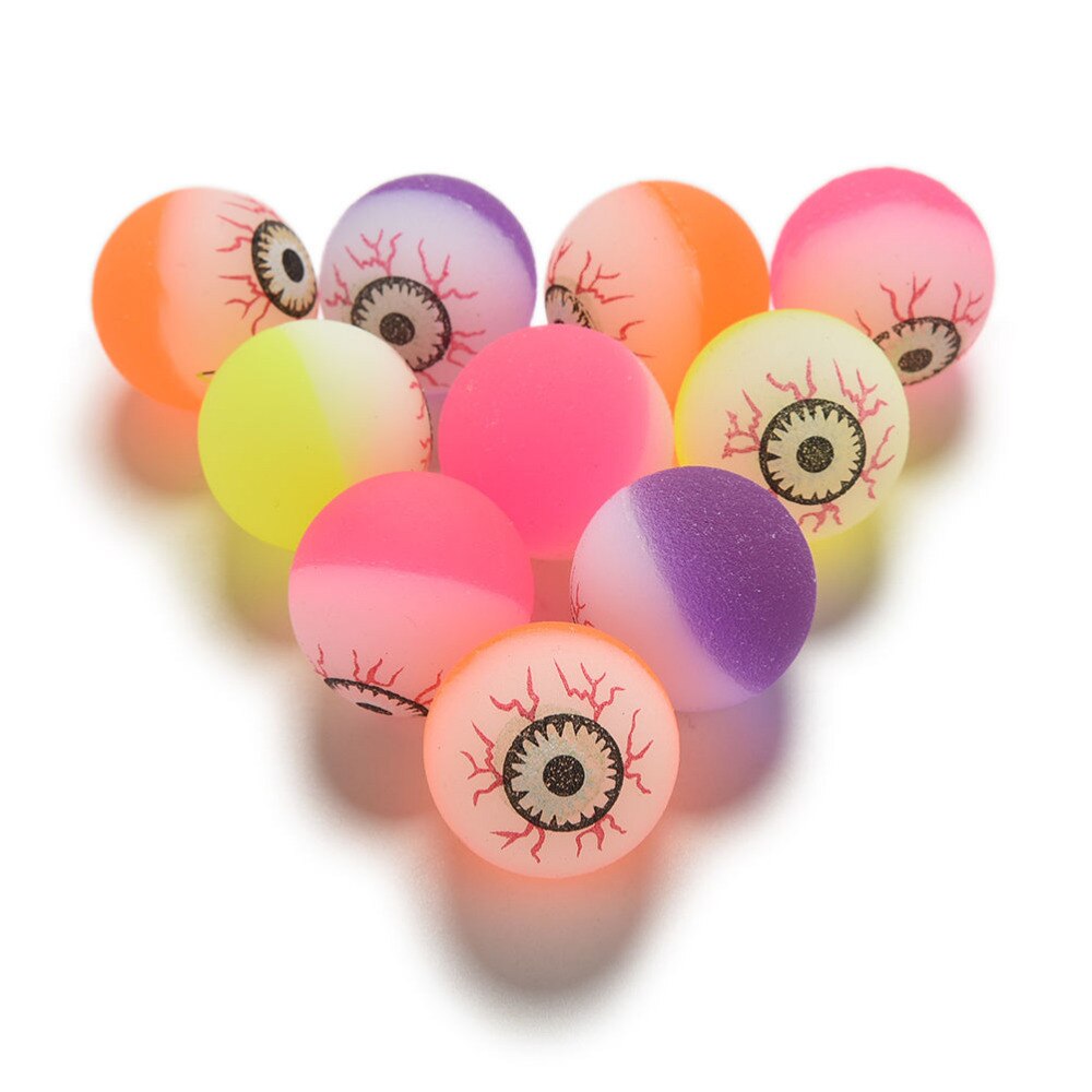 10 pz/lotto Classico Giocattolo Del Capretto Misto Palla Rimbalzante Bambino Elastico Palline di Gomma Per Bambini di Flipper 32 millimetri