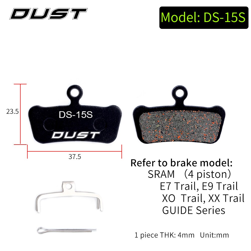 Fahrrad Rabatt Bremsbelag Mountainbike Hydraulische Scheiben Bremsbeläge halb-metallisch Radfahren Bremsbeläge: DS15S
