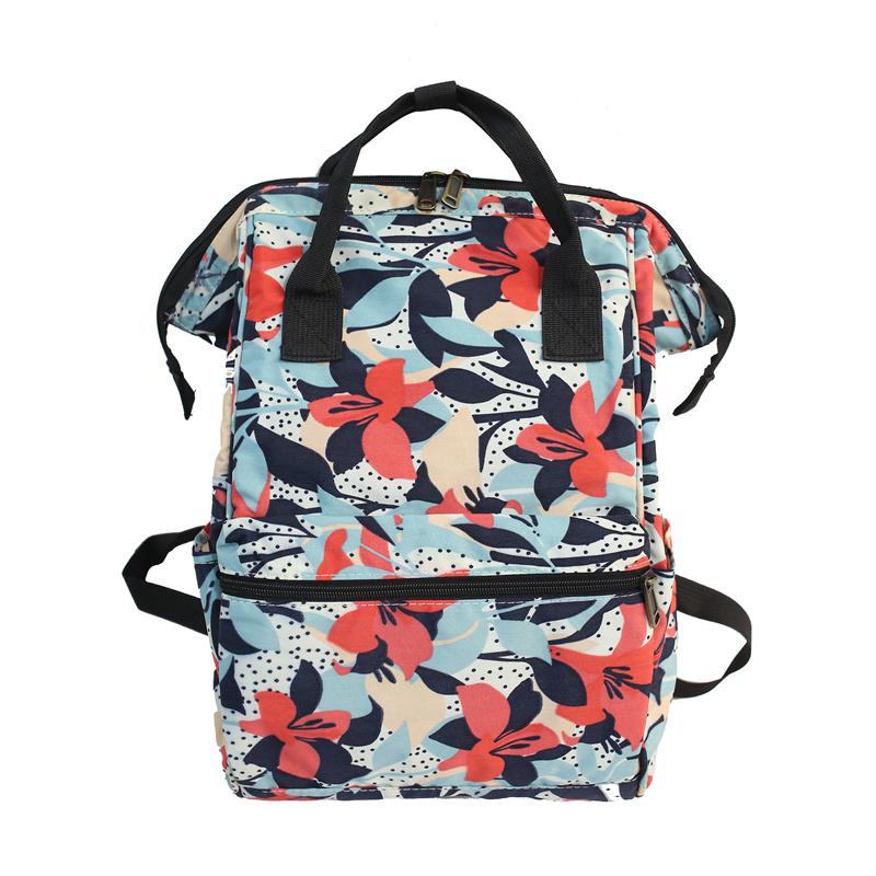 Women College School Bags Flower Print Backpack Anti Theft travel Backbags Laptop bagpack Notebook rucksack Mochila Escolar: Multi