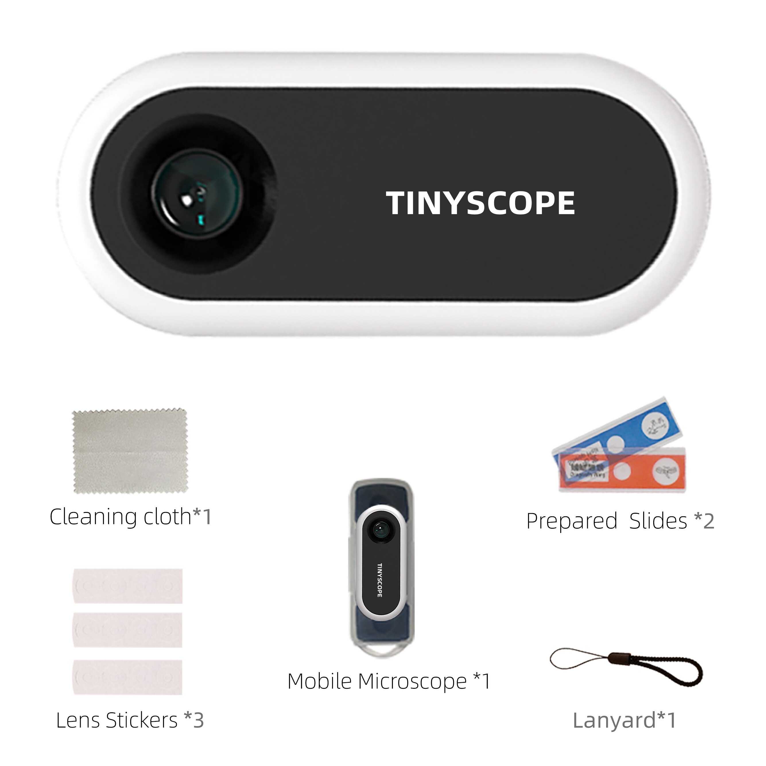 Tinyscope Pocket Mobiele Microscoop Lens 20x - 400x Vergroting Educatief Speelgoed Draagbare Microscoop Voor Alle Smartphone