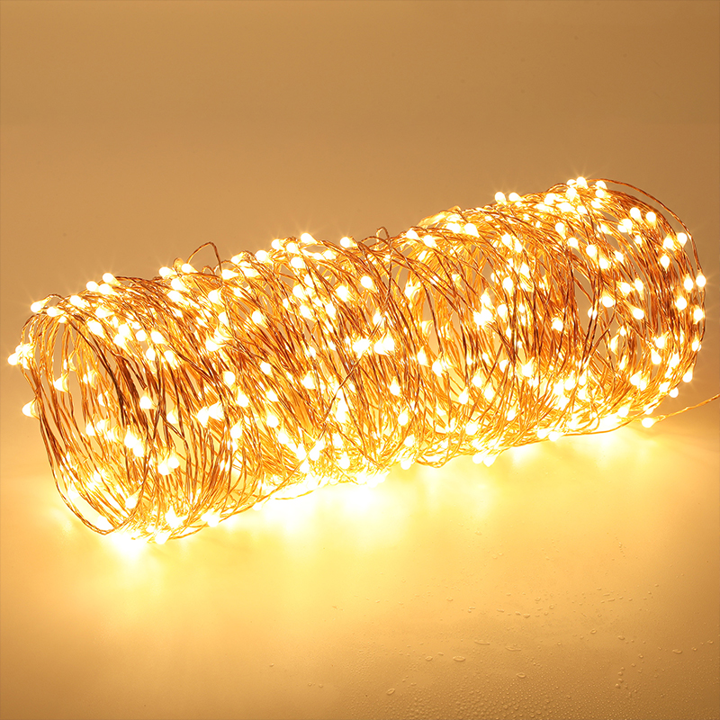 30M 50M 100M 120M LED String Lights Copper Wire Fairy Light Waterproof Garland for Christmas Wedding Room Decoration