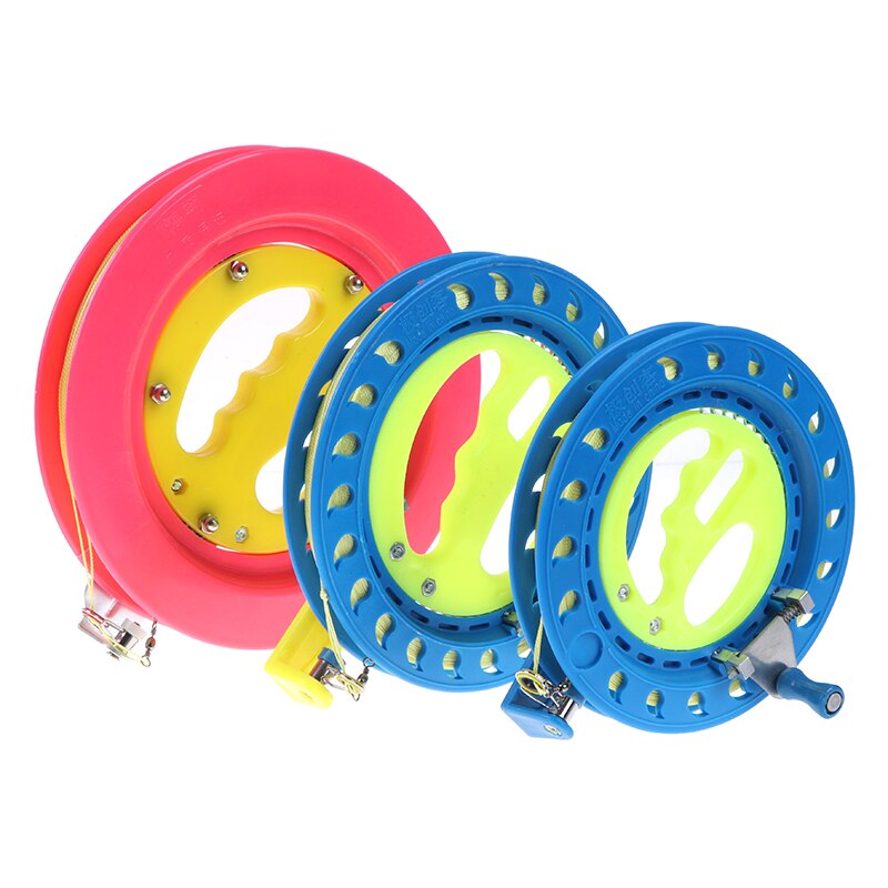 Carrete de plástico ABS para cometa, 16/18/22cm, mango de carrete, herramientas voladoras, accesorios para cometas
