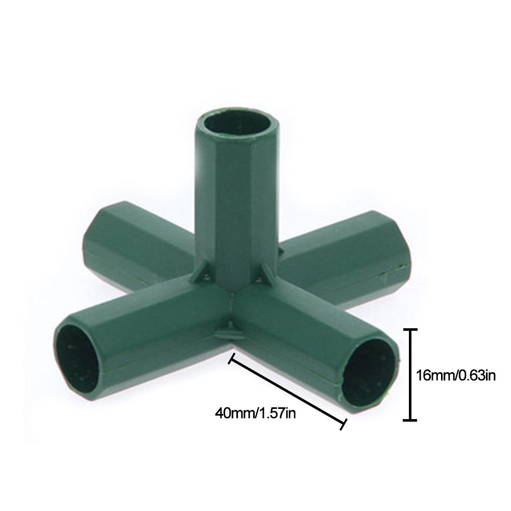 16Mm Pvc Fitting Stabiele Ondersteuning Zware Kas Frame Building Connector Haakse 3 4 5-Way Connector tuin Gereedschap