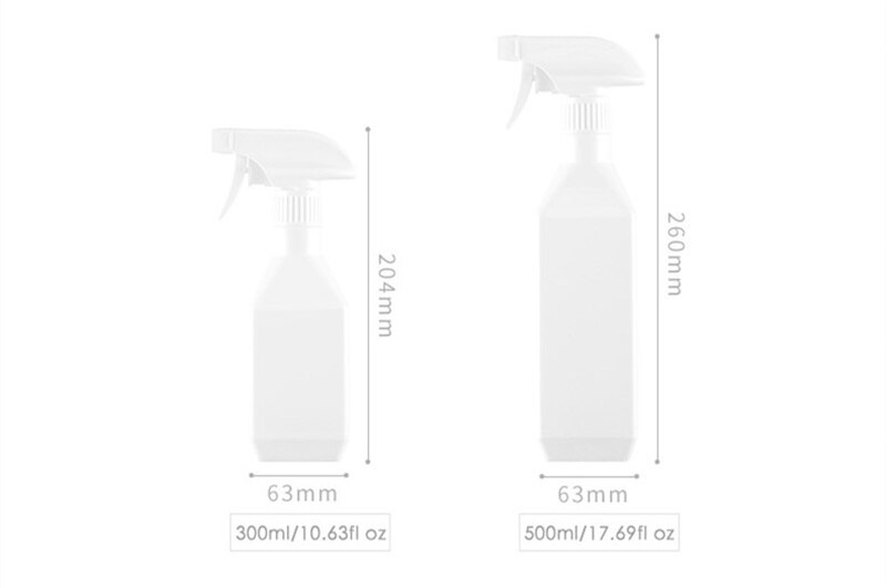 1Pc Gemak Planten Bloemen Spuitfles Kappers Water Sproeier Hair Salon Tool Plastic Tuin Desinfecteren Spray Flessen: 300ML
