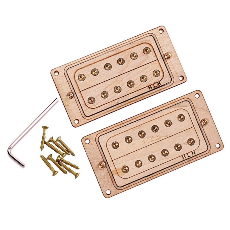 Maple Hout 6-String Humbucker Pickups Voor Elektrische Gitaar Vervangende Onderdelen Accessoire