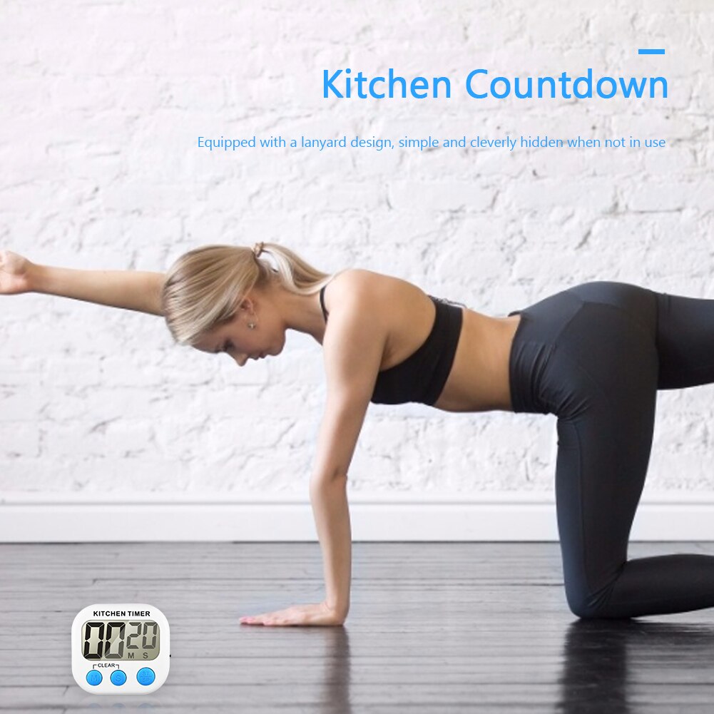 Magneet Keuken Koken Timers Lcd Digital Kitchen Timer Count Up Countdown Alarm Voor Huishoudelijke Keuken Helpende Decor
