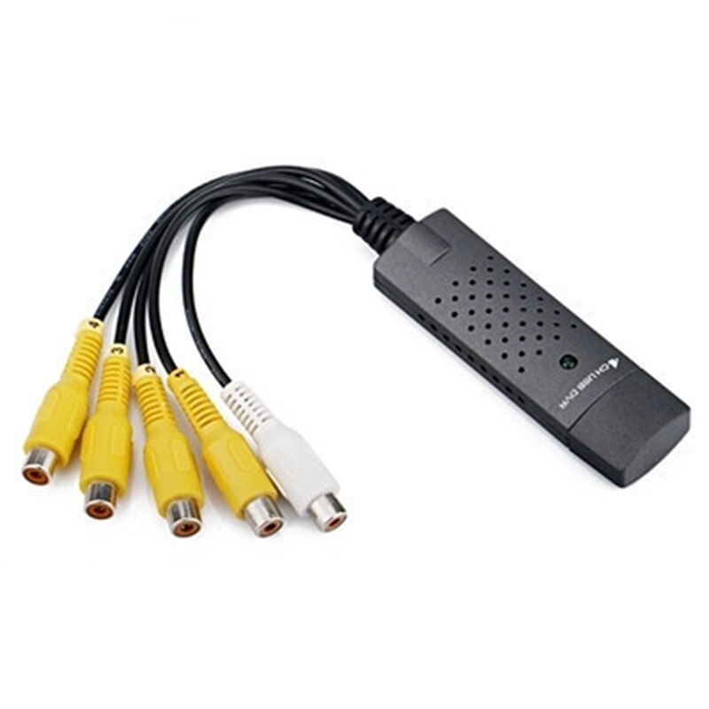 4 Channels USB DVR Video Capture,usb Video Capture Adapter for Changing Video To Display on PC DVR Card