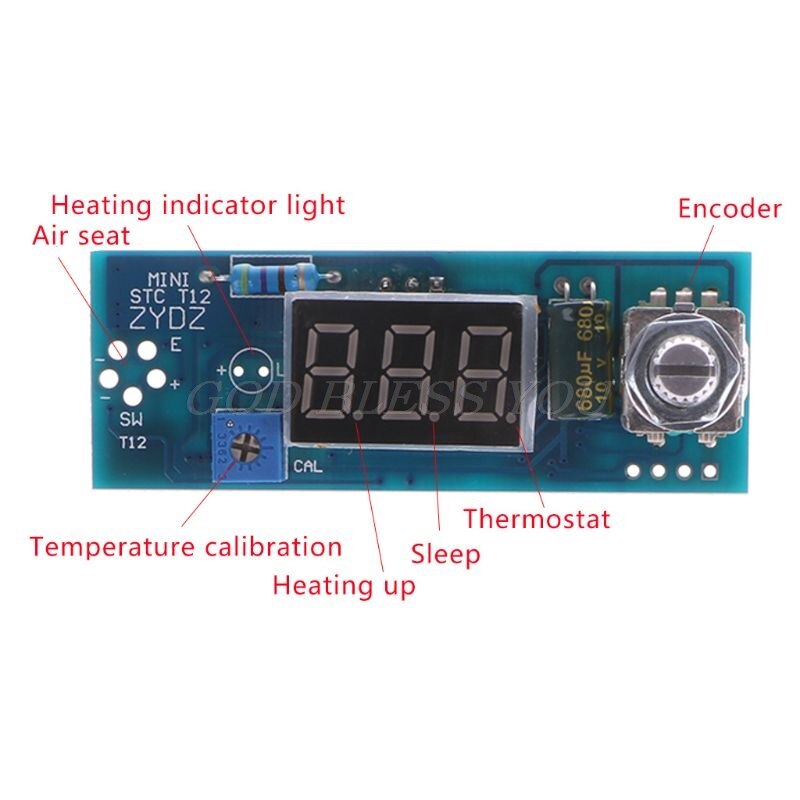 Digitale Soldeerbout Station Temperatuur Controller Kits Voor Hakko T12 Handvat