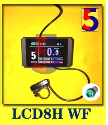 eBike KT LCD11 mini display 24V/36V/48V KTLCD Display for KT controller/ KT LCD3 LCD4 LCD5 LCD8S LCD8H LCD9 LCD10H LCD11 Display: LCD8H WF