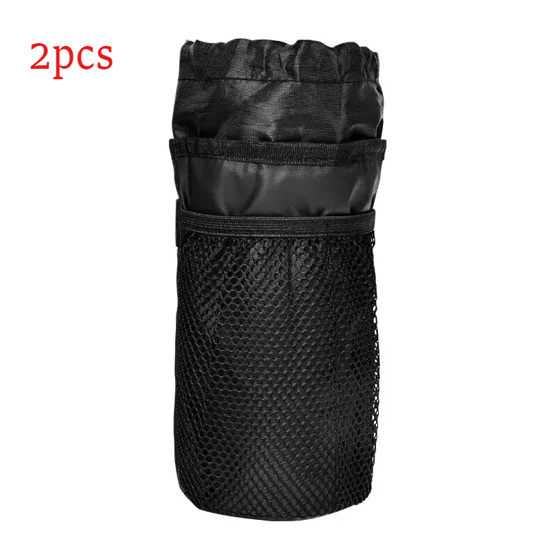 Fahrradtasche Fahrrad Flaschenhalter Lenker Vorbau Thermotasche mit Netztasche Kaffeetasse Halfter Radfahren Wasserflasche Tragetasche: Orange