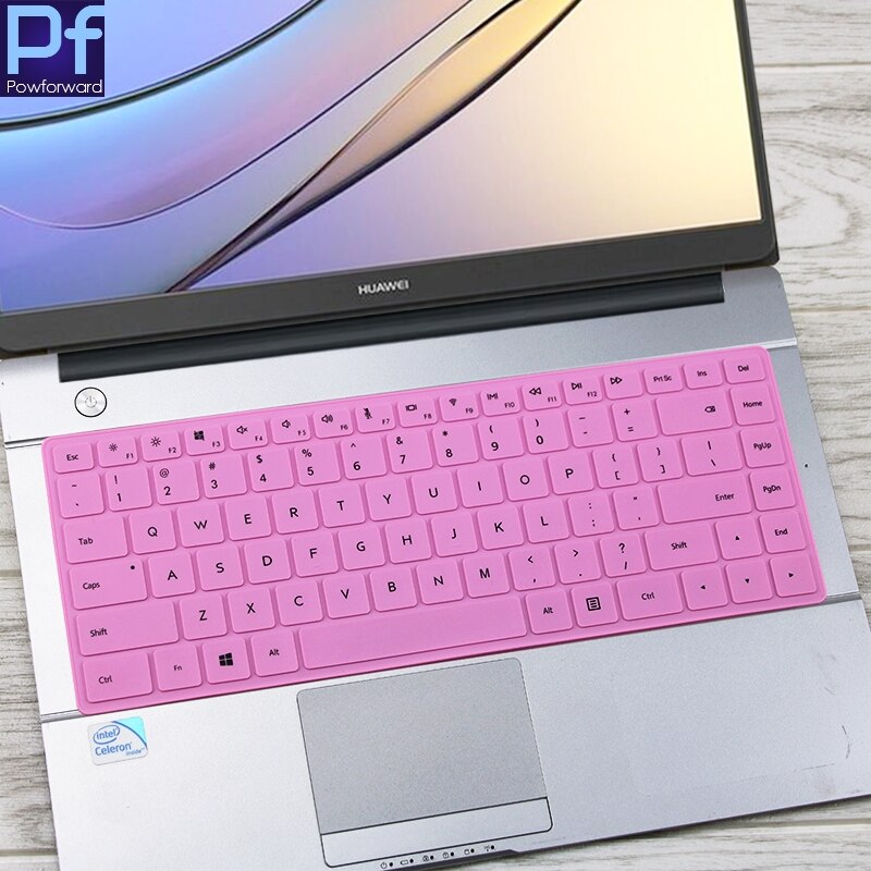 Silikoninen kannettavan tietokoneen näppäimistön kansi matebook huawei matebook  d 15.6 '' mrc -w50 pmrc -w60 pl-w19 pl-w29 15.6 tuuman suoja: Kaikki vaaleanpunainen