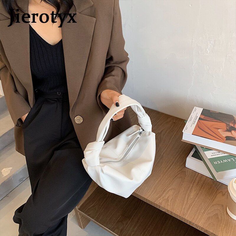 JIEROTYX Chic Alta Qualidade Senhoras De Couro Bolsas Casuais Sacos de Viagem de Moda Feminina Do Punk Bolsas Versáteis Totes 2020 Sac