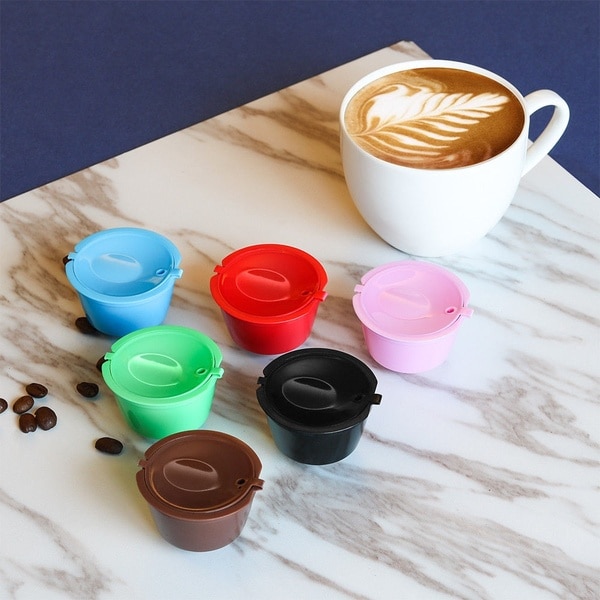 Reusable Dolce Gusto Coffee Capsule 3rd Plastic Refillable Dolce Gusto Coffee Capsule Fit for Nescafe Coffee Machine