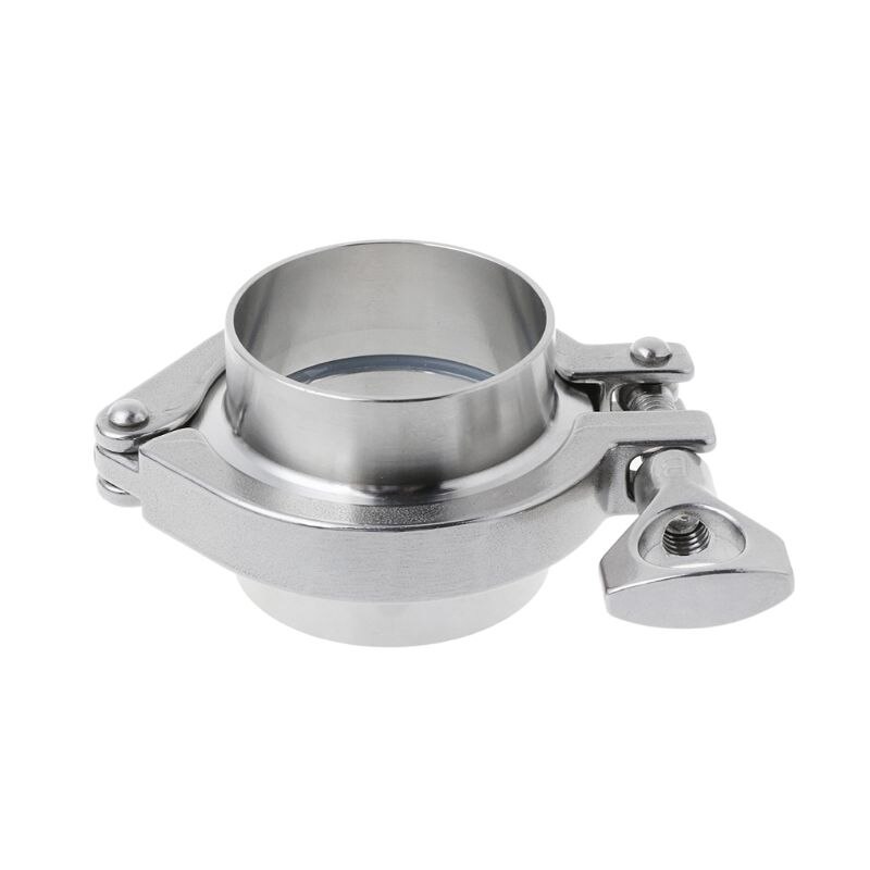 304 Stainless Steel Sanitary Clamp Quick-connect Joint Sanitary Grade Chuck Quick-fit Joint Plumbing Pipe Ring Seal Set Y4QC