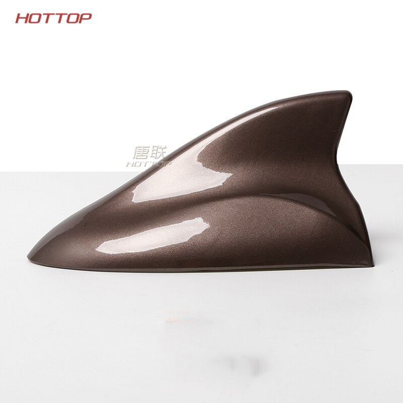 For Mitsubishi ASX RAR Outlander Lancer 10 Pajero dedicated antenna shark fin antenna modifications Car styling: Brown 1pc