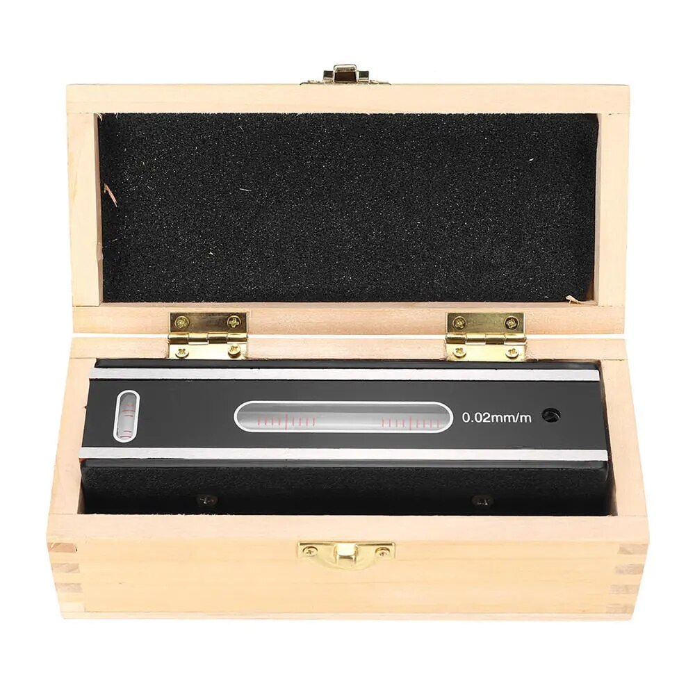 150mm 200mm Measurement Leveler High Precisio 0.02 / 0.05mm Level Graduation Bar Accuracy Graduated Bubble Vials Horizontal Bar