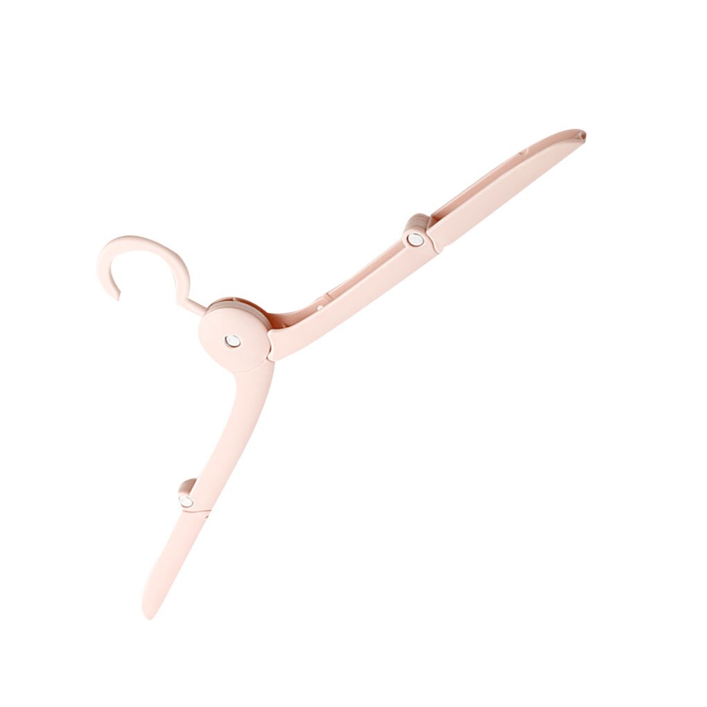 Arrivals Clothes Hangers For Travelling Camping PP Portable Drying Rack Folding Scalable Dress Anti-slip Coat Drying Rack: NO.2