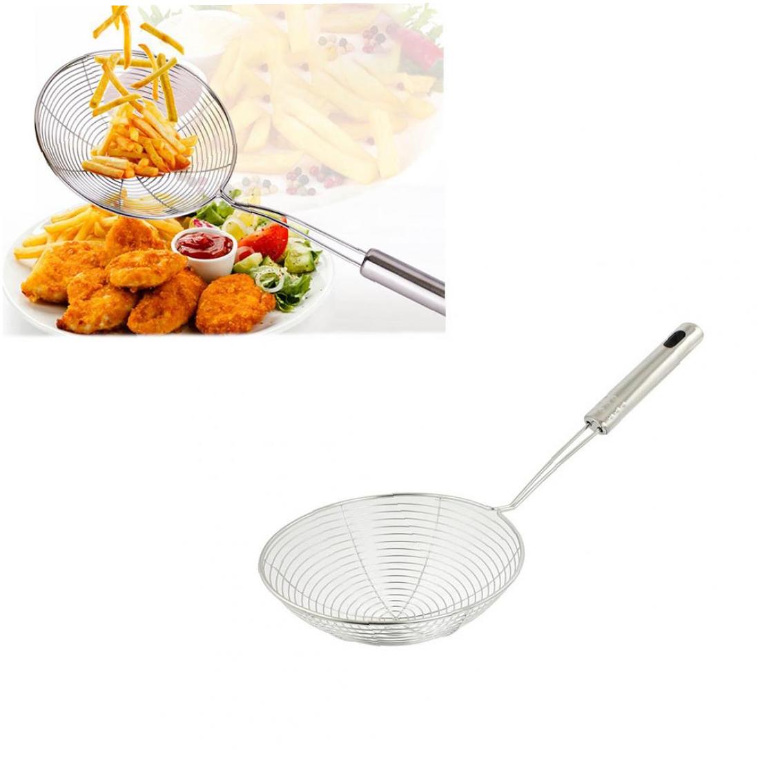 Zeef Skimmer Rvs Spider Zeef Pollepel Voor Pasta Spaghetti Noedels En Koekenpan In Keuken 12 Inch Kom