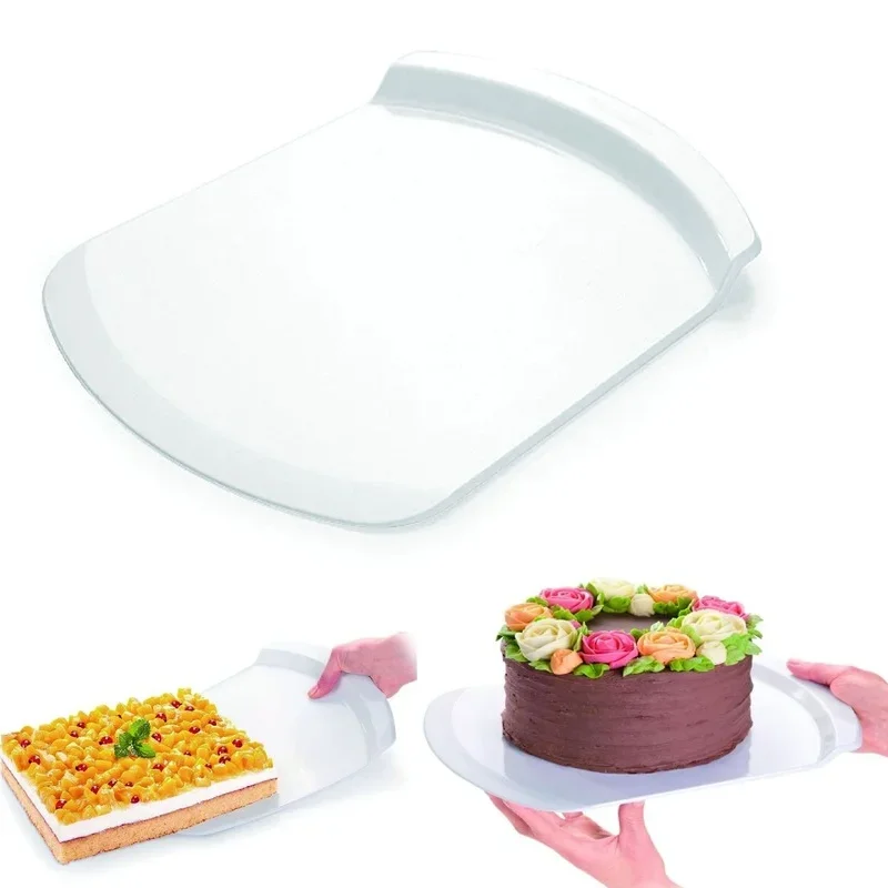 Bandeja de transferencia de Pizza para hornear pasteles de cocina, pala, herramienta para hornear, decoración, movimiento de pasteles, panaderos profesionales y caseros, pan, 1 ud.: Amarillo claro