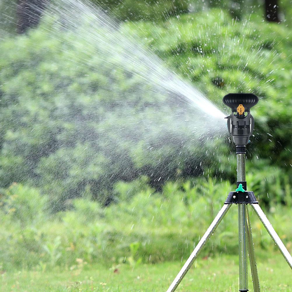 Agricultural Irrigation Sprinkler Garden Tools Long Distance Sprinkler 180 Degree Rotating Sprayer 3 Nozzels