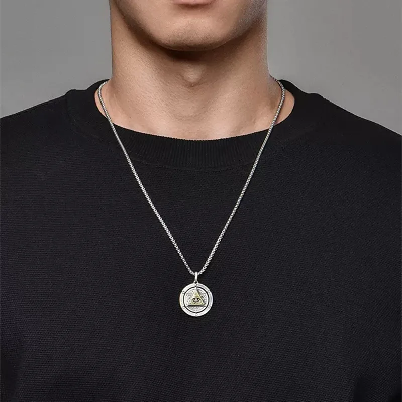 Collar de Ojo de Horus, colgante de mal de ojo, collar de protección del Antiguo Egipto, de joyería, amuletos espirituales para hombres y mujeres
