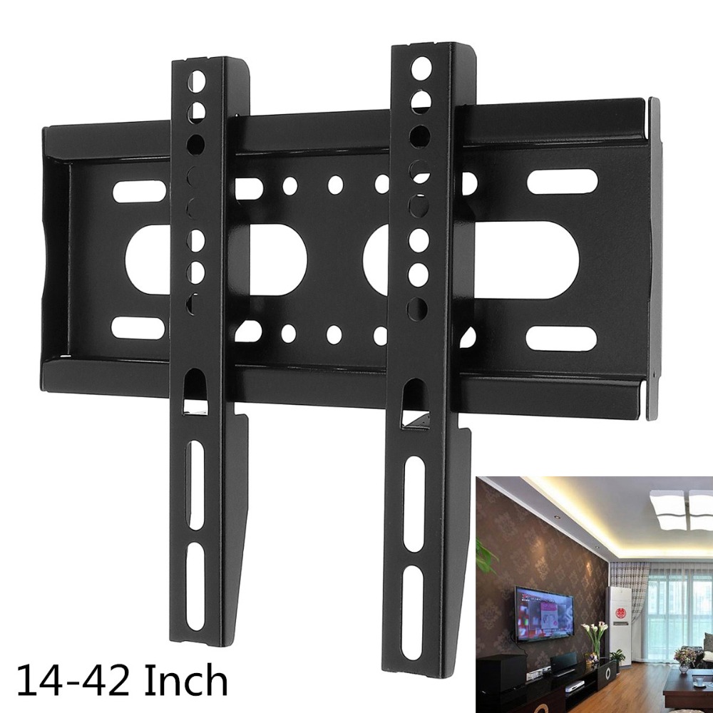 Universal Household 25KG TV Wall Mount Bracket Fixed Flat Panel TV Frame for 14-42 Inch LCD LED Monitor Flat Panel
