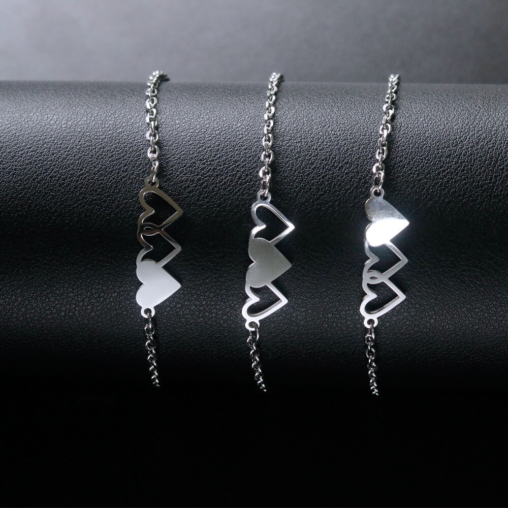 Bracelet en acier inoxydable pour femmes, nouvelle , Bracelet de groupe d'amitié pour sœurs