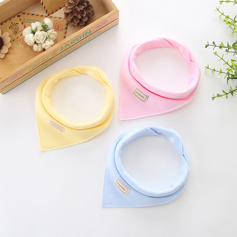0-3Month Baby Hoed Slabbetjes Jongen Meisje Mutsen Leuke Pure Kleur Oren Motorkap Baby Hoeden Peuter Kids Katoen Kwijlen Handdoek Outdoor cap