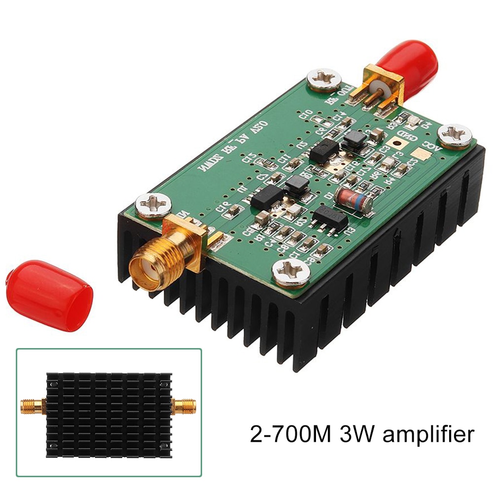 LEORY 2-700M 3W HF FM VHF UHF FM Transmitter Broadband RF Power Amplifier Short Wave Amplifier