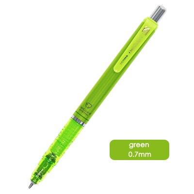 JIANWU 1 pcs zèbre DelGuard Anti briser core Mécanique crayon de Porte-Mine fournitures Scolaires MA85: 07green