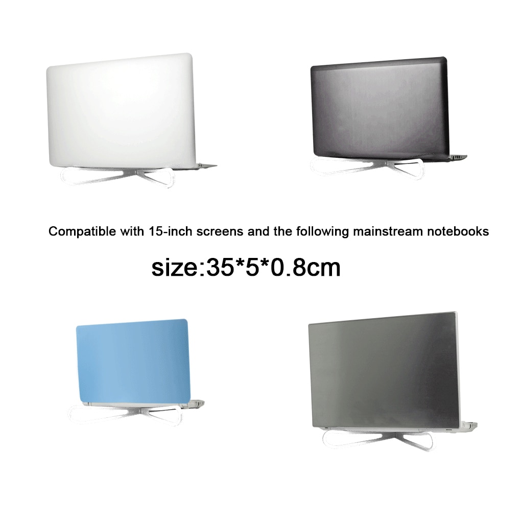 1 Paar Draagbare Laptop Stand Opvouwbare Houder Notebook Ondersteuning Verstelbare Desktop Beugel Ergonomische Laptop Stand