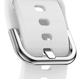 20 mm 22mm zachte siliconen horlogeband voor samsung galaxy watch active 42mm gear  s2 sport waterdichte dames- en herenarmband: Wit / 22mm