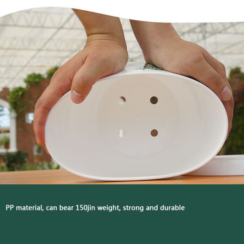 Ceramic Round Resin Flowerpot Succulent pot Cactus Planter Pots with Drainage Hole Container Planter Decoration Dd