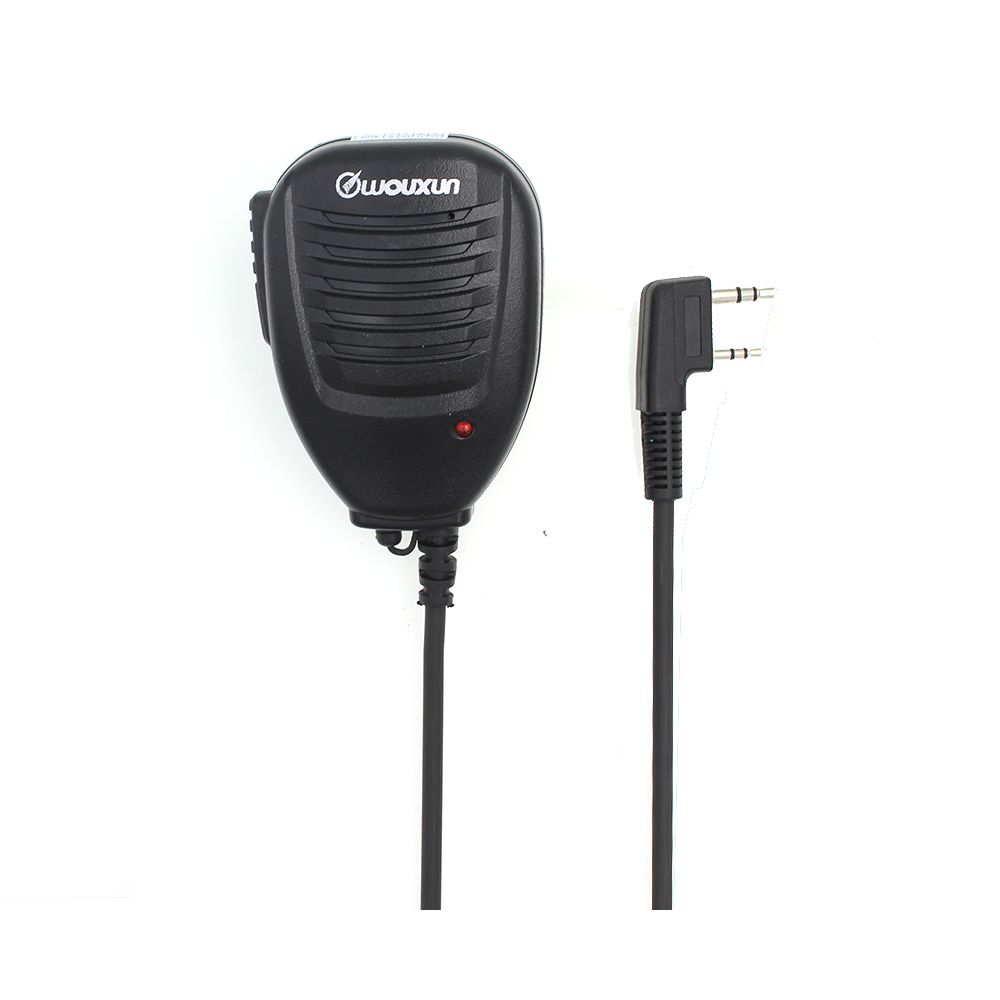 Originale Wouxun Microfono cablata stereo Ptt Microfono per KG-UVD1P KG-UV6D KG-UV8D KG-UV899 KG-UV9D Più Radio Portatile