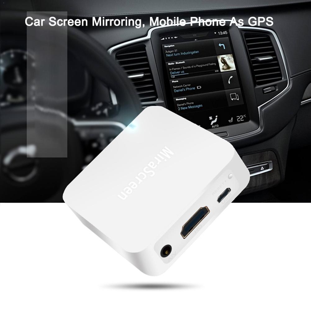 nueva versión MiraScreen X7 inalámbrico WiFi teléfono inteligente pantalla espejo pantalla receptor dispositivo para teléfono móvil tableta