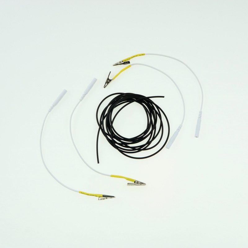 E-stim DIY Electric Shock CONDUCTIVE RUBBER CORD Kit for Adult Electrode Electrosex Gear Stimution TENS Unit