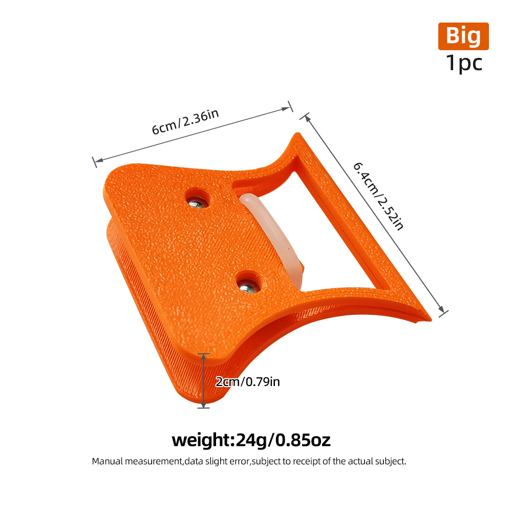 Feather Fold Block CDC Vliegbindset Feather Clip Hackle Holding Tools Vliegvissen Bender Clips Holding Tools Fishing Pesca Gear: WHITE