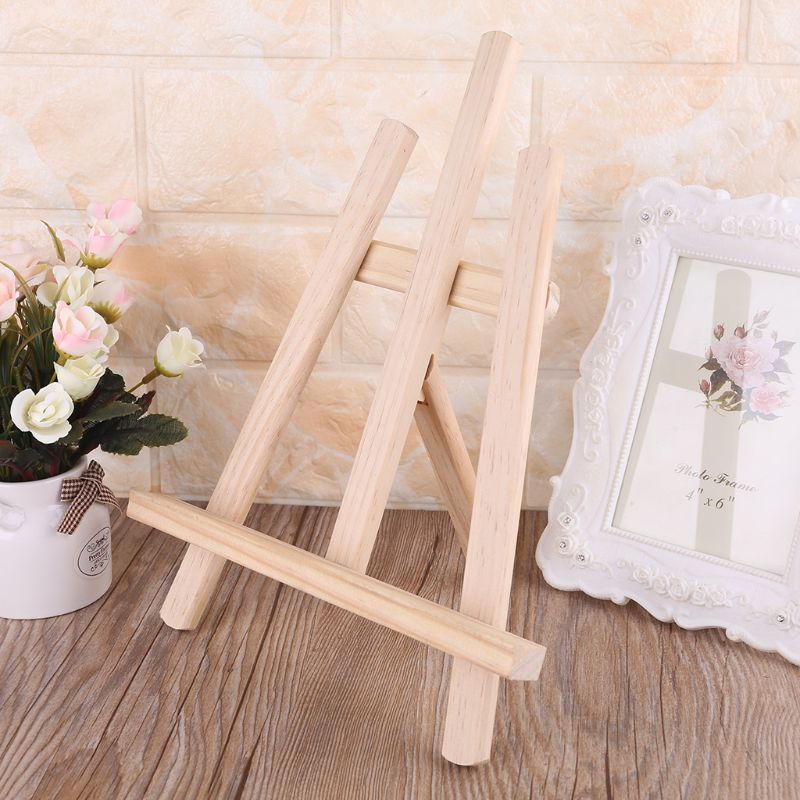 Wood Table Easel Tablets Stand Easel Painting Craft Stand For Advertisement Exhibition Display Party Decoration Art Supplies C26