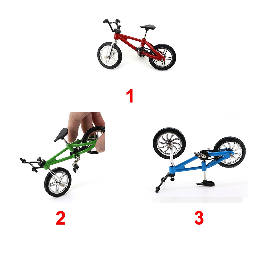 Mini VTT BMX vélo garçon jouet Simulation alliage doigt jeu jouet Mini vélo 11*8cm 1:24