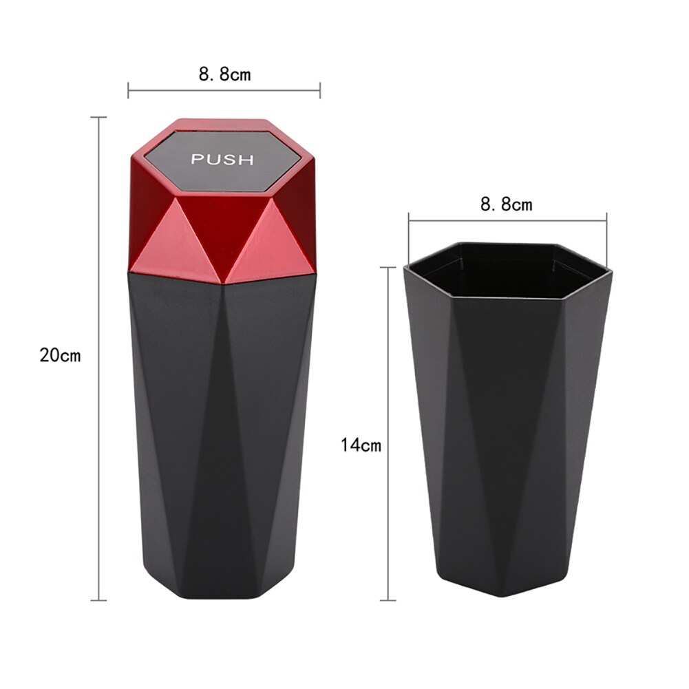 2-Pack Multifunctionele Mini Prullenbak Voor de Auto