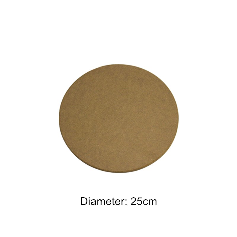 Tablero de densidad de cerámica, placa de compresión de secado, mesa de arena, modelo, placa inferior, losa de dibujo para hornear, 15/25/30CM: diameter 25cm