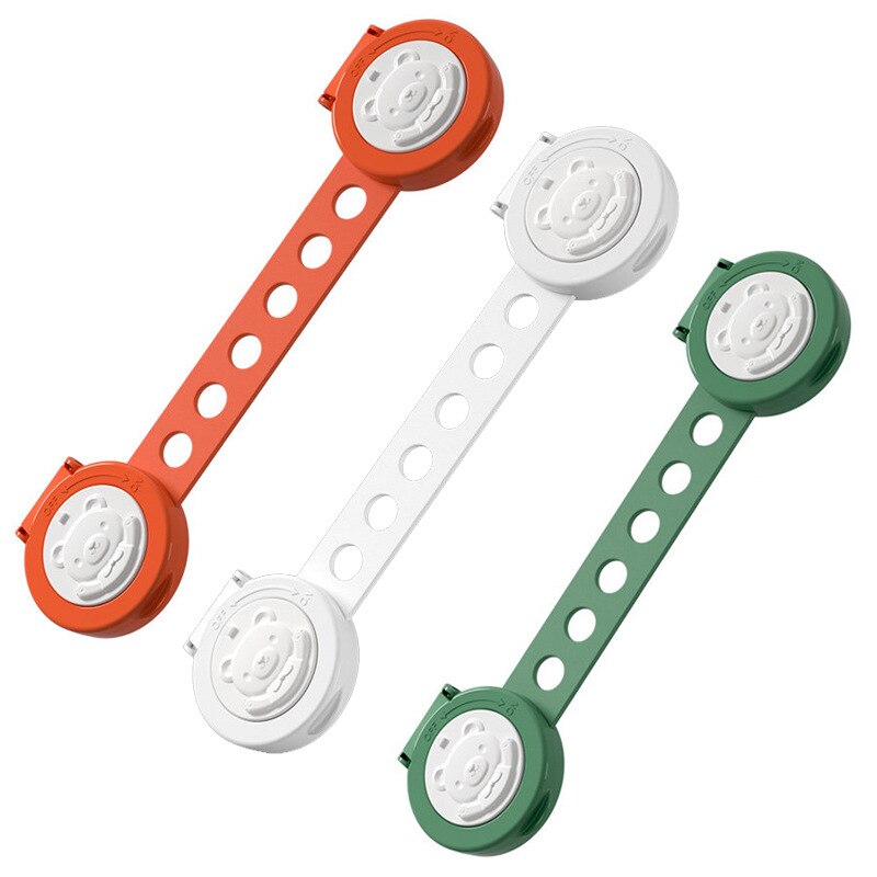 1 pz protezione di sicurezza per bambini blocco dell'armadio per bambini protezione di blocco in plastica dei bambini chiusura dai cassetti delle porte