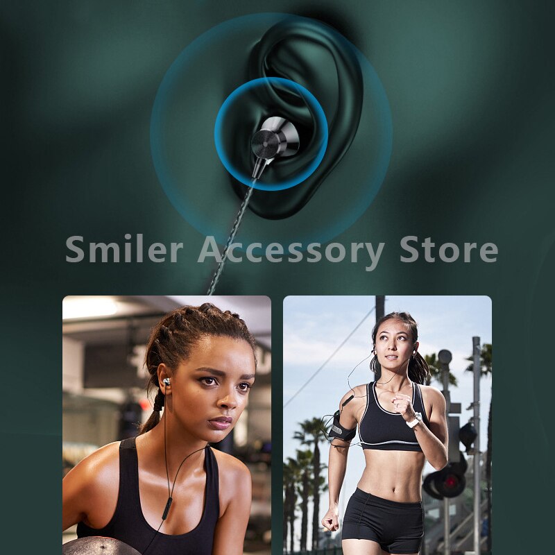 Wired Earphone with Mic Stereo Bass Noise Reduction Cancelling In-ear 3.5mm L Bending Gaming Headphone for Smartphone Laptop