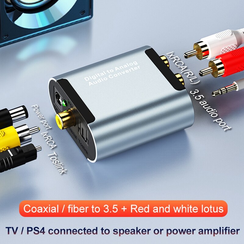 Cw Decoder Jacks AM05-o Decoder Converter Coaxial Optical Fiber Dig... – Grandado