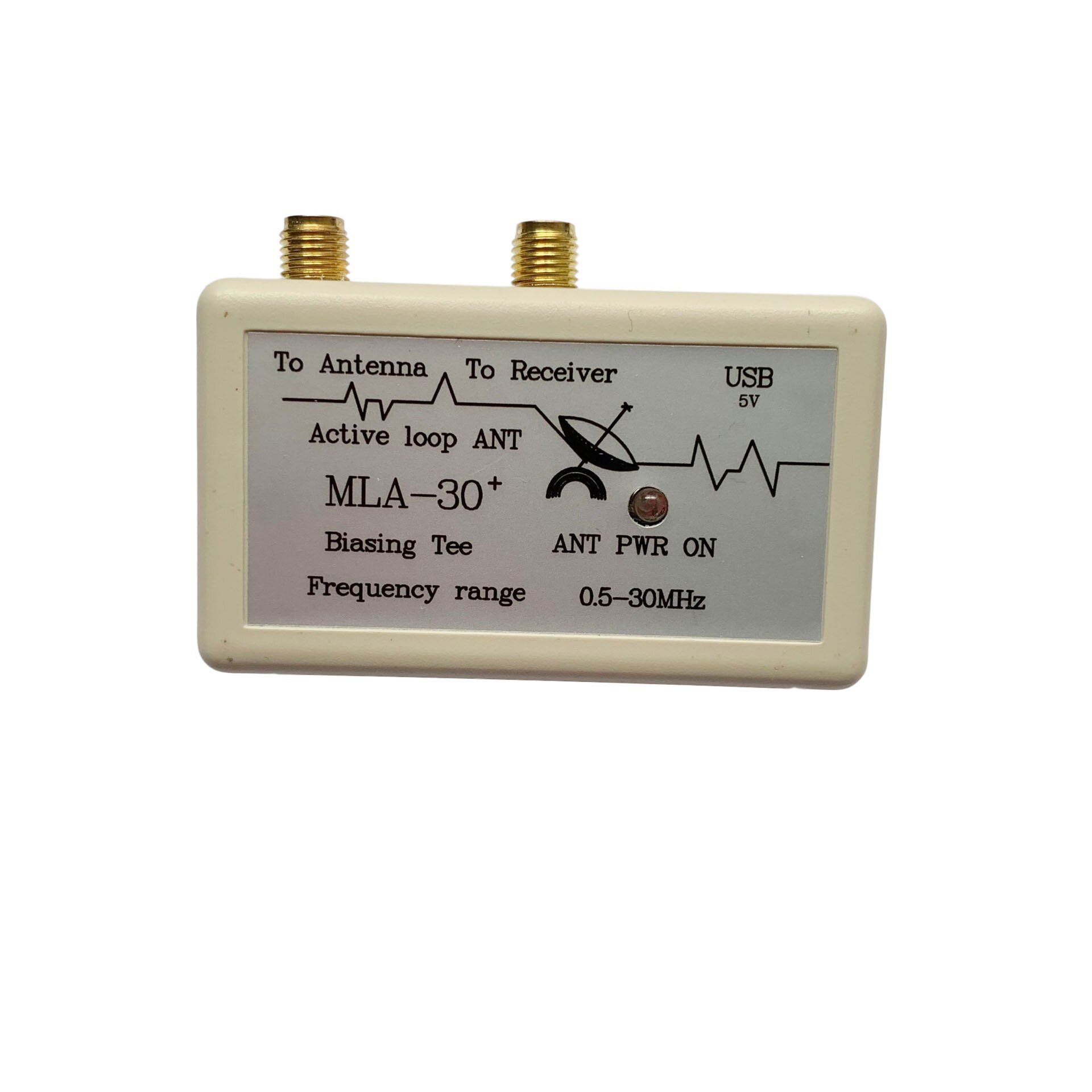 MLA-30+ (plus) 0.5-30MHz Ring Active Receive Antenna SDR Loop Antenna Low Noise Medium Short Wave Radio Short Wave Antenna